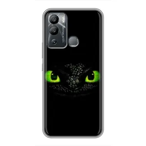 Чехол дракон Беззубик для Infinix Hot 12i (Глаза Беззубика)