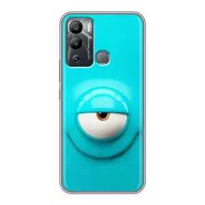 Силиконовые Чехлы (смешные стикеры) для Infinix Hot 12i (Одноглазик)