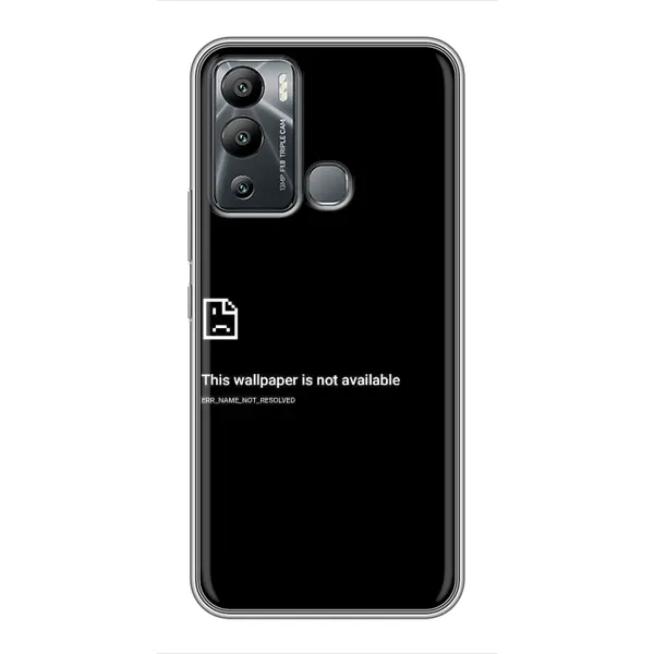 Чехол с рисунком «Ошибка» для Infinix Hot 12i Чехол с рисунком «Ошибка» для Infinix Hot 12i