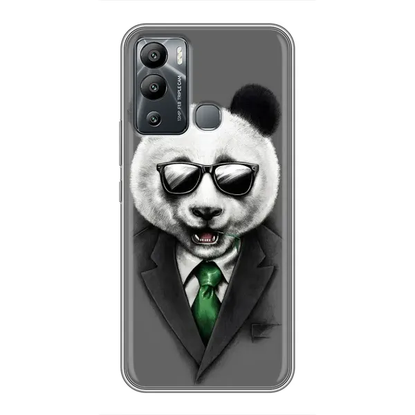 Чехол с рисунком «Панда в очках» для Infinix Hot 12i Чехол с рисунком «Панда в очках» для Infinix Hot 12i