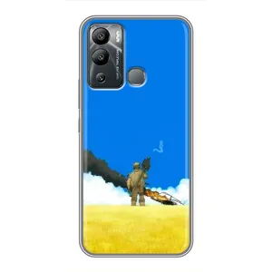 Чехлы на военную тематику для Infinix Hot 12i (Попадание)