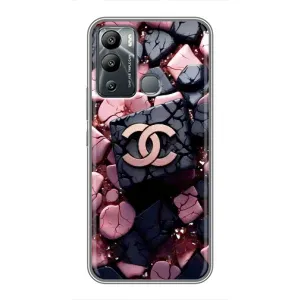 Чехол (Dior, Prada, YSL, Chanel) для Infinix Hot 12i (Шанель)