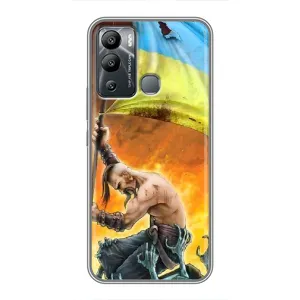 Чохол з картинкою (Патріотичний КОЗАК) на Infinix Hot 12i (Сильний КОЗАК)