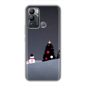 Чохли на Новий Рік Infinix Hot 12i (Сніговички)