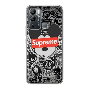 Чехол с Брендами одежды на Инфиникс ХОТ 12 ай (Supreme Маус)