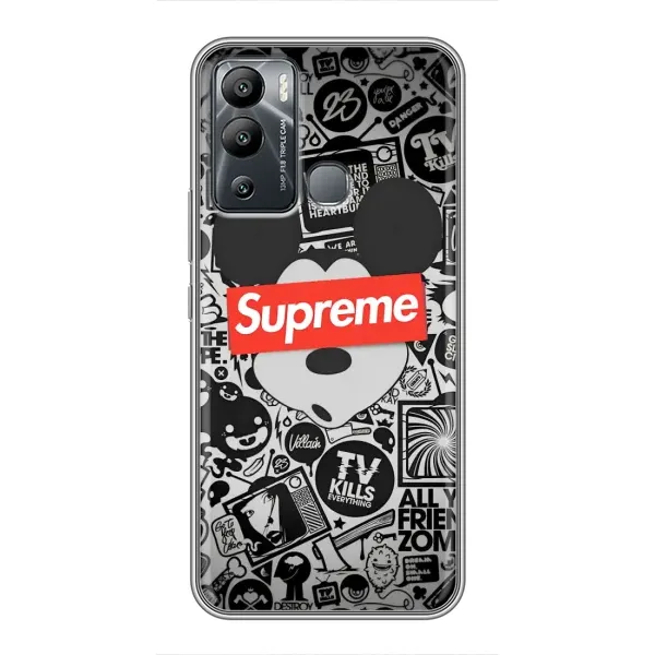 Чехол с рисунком «Supreme Маус» для Infinix Hot 12i