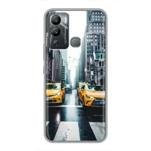 Силиконовый бампер (Работники) на Infinix Hot 12i (Такси)