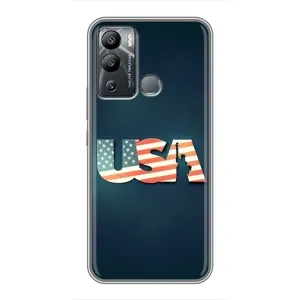 Чехол Флаг USA для Infinix Hot 12i (USA)