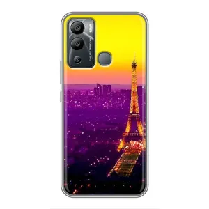 Чехол с Эйфелевой башней на Infinix Hot 12i (Яркая башня)