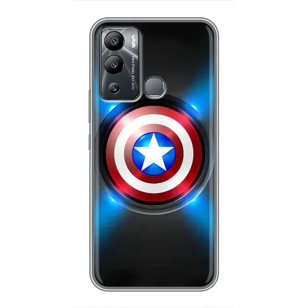 Чехол с рисунком «Яркий Щит Капитана» для Infinix Hot 12i Чехол с рисунком «Яркий Щит Капитана» для Infinix Hot 12i