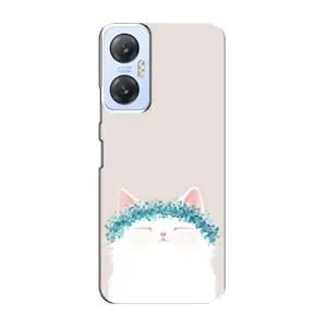 Чехол на тематику: Коты для Infinix Hot 20 (5G) (Белый котик)