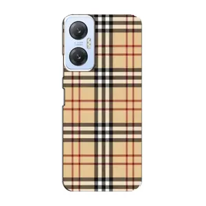 Чехол с Брендами одежды на Инфиникс Хот 20 (5G) (Burberry стиль)