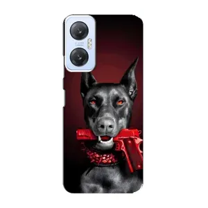 Чехол ДОБЕРМАН для Infinix Hot 20 (5G) (Доберман злой)