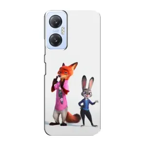 Силиконовый чехол с принтом Зоотрополіс для Infinix Hot 20 (5G) (Джуди и Ник)