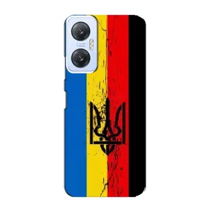 Чехлы УПА (Красно-Чёрный) на Infinix Hot 20 (5G) (Флаг УПА)