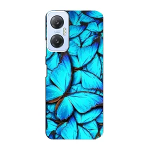 Силиконовый бампер с картинкой животных для Infinix Hot 20 (5G) (Крылья бабочек)