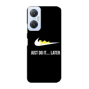 Силиконовый Чехол на Infinix Hot 20 (5G) с картинкой Nike (Later)