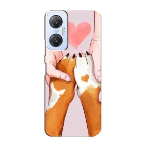 Чехол (ТПУ) Милые собачки для Infinix Hot 20 (5G) (Любовь к собакам)
