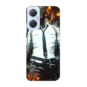 Силиконовый чехол с картинкой "Герой Pubg" на Infinix Hot 20 (5G) (Man Пубг)