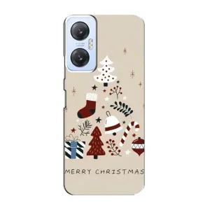 Чехол Санта Клаус для Infinix Hot 20 (5G) (Merry Christmas)