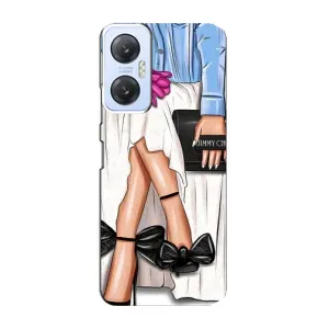 Силиконовый Чехол на Infinix Hot 20 (5G) с картинкой Стильных Девушек (Мода)