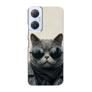Чехол на тематику: Коты для Infinix Hot 20 (5G) (Модный кот)
