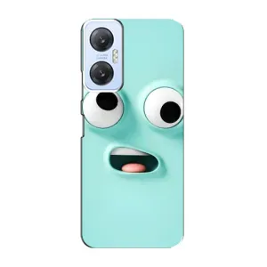 Силиконовые Чехлы (смешные стикеры) для Infinix Hot 20 (5G) (Забавное мятное лицо)