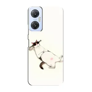 Чехол на тематику: Коты для Infinix Hot 20 (5G) (Отдых)