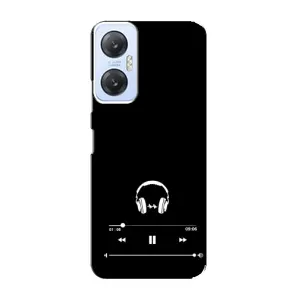 Чехол с картинками на черном фоне для Infinix Hot 20 (5G) (Плеер)
