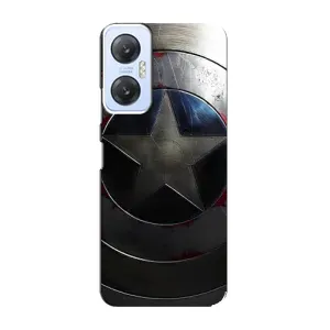 Чохол с Щітом Капітана Америки на Infinix Hot 20 (5G) (Ретро Щит Капітана)