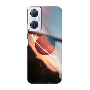 Чехол (ТПУ) с планетами на Infinix Hot 20 (5G) (Сатурн)