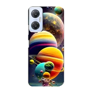 Чехол (ТПУ) с планетами на Infinix Hot 20 (5G) (Солнечна система)