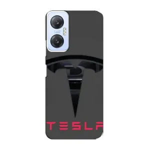 Силіконовий бампер з картинкою машини на Infinix Hot 20 (5G) (Logo TESLA)