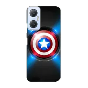 Чохол с Щітом Капітана Америки на Infinix Hot 20 (5G) (Яскраий Щит Капітана)