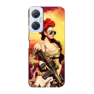 ЗСУ Чехлы (TPU) для Infinix Hot 20 (5G) (Женщина солдат)