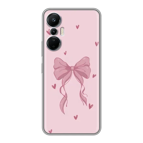 Чехол с рисунком «Бант на розовом» для Infinix Hot 20 (4G) Чехол с рисунком «Бант на розовом» для Infinix Hot 20 (4G)