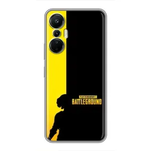 Чохол (TPU) з картинкою "Лого Пабг" на Інфінікс ХОТ 20 (4G) (Battlegrounds)