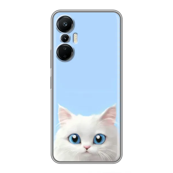 Чехол с рисунком «Белый кот» для Infinix Hot 20 (4G) Чехол с рисунком «Белый кот» для Infinix Hot 20 (4G)