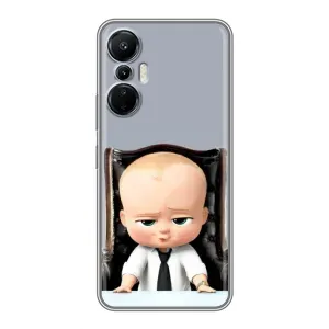 Мультяшный принт на Чехол для Инфиникс Хот 20 (4G) (BOSS)