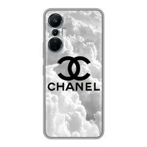 Чехол с Брендами одежды на Инфиникс Хот 20 (4G) (CHANEL)