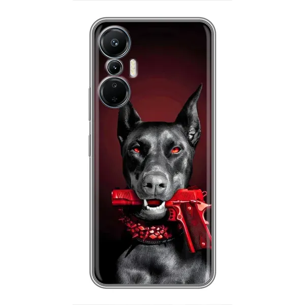 Чехол с рисунком «Доберман злой» для Infinix Hot 20 (4G) Чехол с рисунком «Доберман злой» для Infinix Hot 20 (4G)