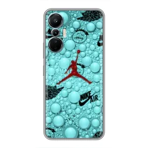 Силиконовый Чехол Nike Air Jordan на Инфиникс Хот 20 (4G) (Джордан Найк)