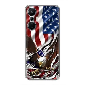 Чохол Прапор USA для Infinix Hot 20 (4G) (Прапор USA)