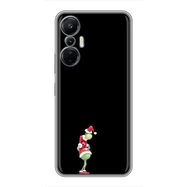 Чехол с рисунком «Гринч на чорном» для Infinix Hot 20 (4G) Чехол с рисунком «Гринч на чорном» для Infinix Hot 20 (4G)