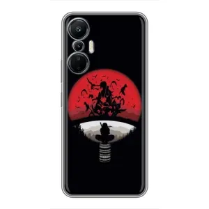 Чехлы с картинкой Итачи Учиха на Infinix Hot 20 (4G) (Итачи на черном)