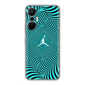 Силиконовый Чехол Nike Air Jordan на Инфиникс Хот 20 (4G) (Jordan)