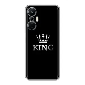 Чохол (Корона на чорному фоні) для Інфінікс ХОТ 20 (4G) (KING)