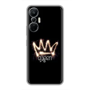 Чохол (Корона на чорному фоні) для Інфінікс ХОТ 20 (4G) (Корона)