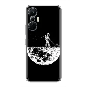 Силіконовый Чохол з принтом "Космонавти" на Infinix Hot 20 (4G) (Космонавт)