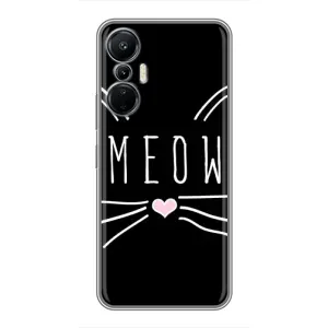 Бампер с изображением Котиков для Инфиникс Хот 20 (4G) (КОТИК MEOW)